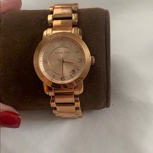 Rose gold Michael Kors watch